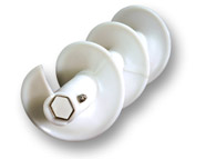 Poly Cupped Auger Flighting