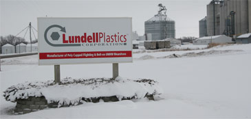 Lundell Plastics Sign